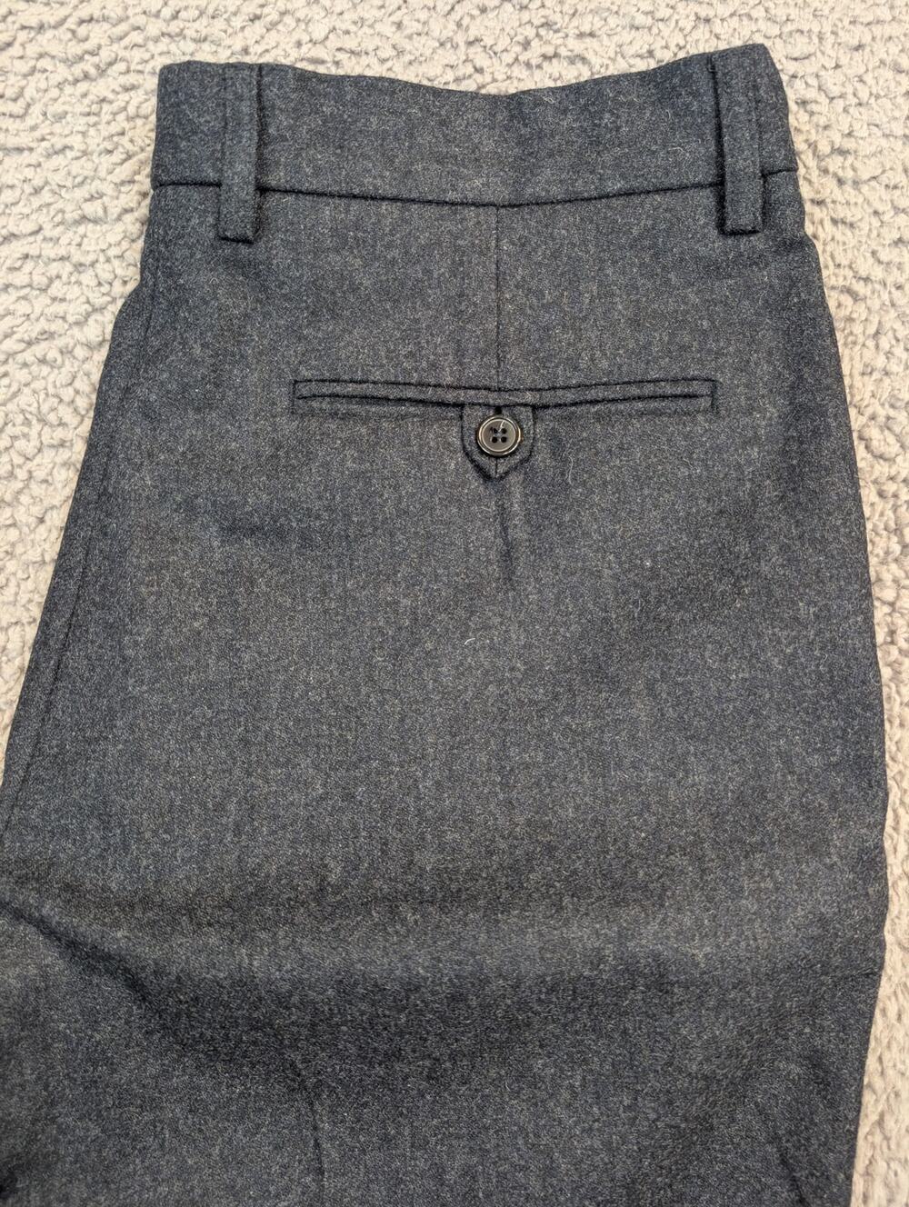 NWoT Wills Trouser Men's Size 33 Charcoal Pants Made in Portugal (1343)